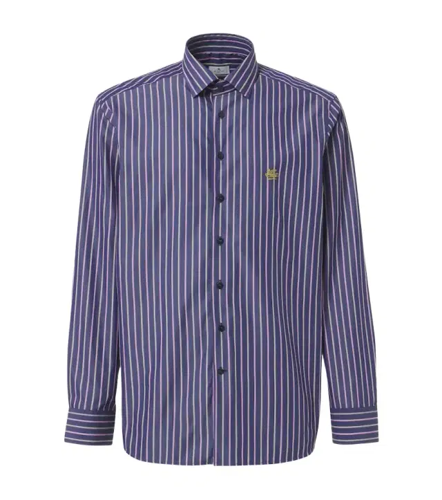 Etro Striped cotton shirt