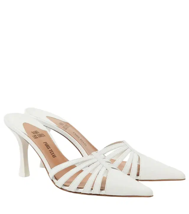 Paris Texas Nadia 85 cutout leather mules