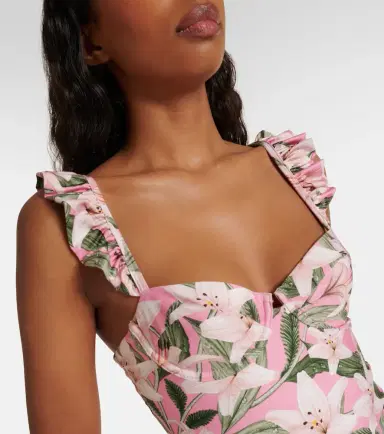 Agua by Agua Bendita Ajonjoli floral swimsuit | Thumbnail 5