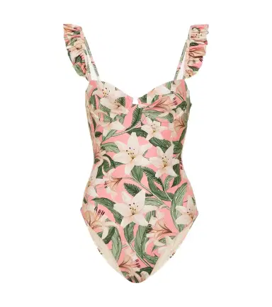 Agua by Agua Bendita Ajonjoli floral swimsuit | Thumbnail 1