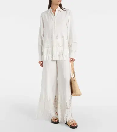 Stella McCartney Elyse logo raffia slides | Thumbnail 5 Stella McCartney Elyse logo raffia slides | Thumbnail 5