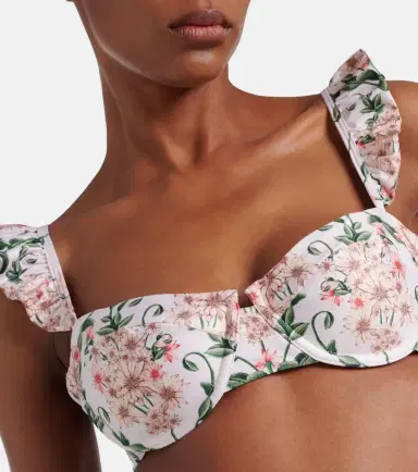 Agua by Agua Bendita Kiwi Margarita Amanecer bikini top | Thumbnail 4