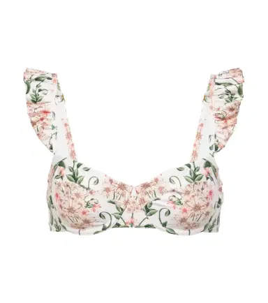 Agua by Agua Bendita Kiwi Margarita Amanecer bikini top | Thumbnail 1
