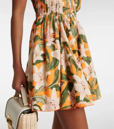 Agua by Agua Bendita Caramelo Lirio floral cotton minidress | Thumbnail 5