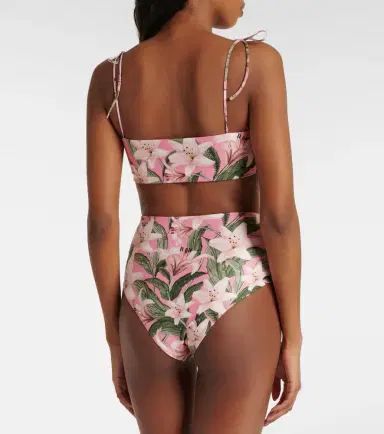 Agua by Agua Bendita Primavera floral bikini top | Thumbnail 4