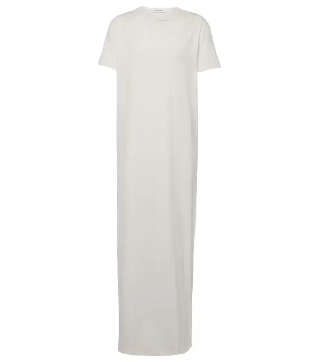 The Frankie Shop Maya cotton-blend jersey maxi dress