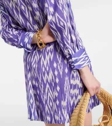 Eres Hurricane printed cotton shirt dress | Thumbnail 5 Eres Hurricane printed cotton shirt dress | Thumbnail 5