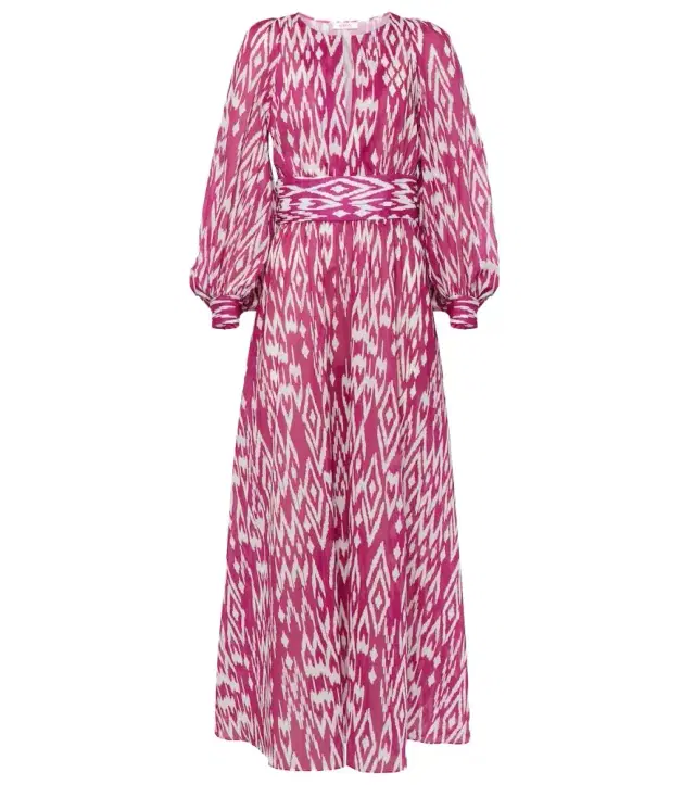 Eres Tornado balloon-sleeve maxi dress
