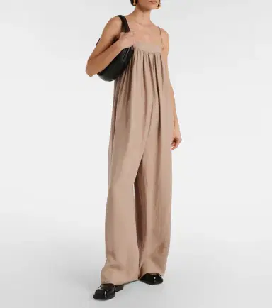 The Frankie Shop Maude gathered jumpsuit | Thumbnail 4