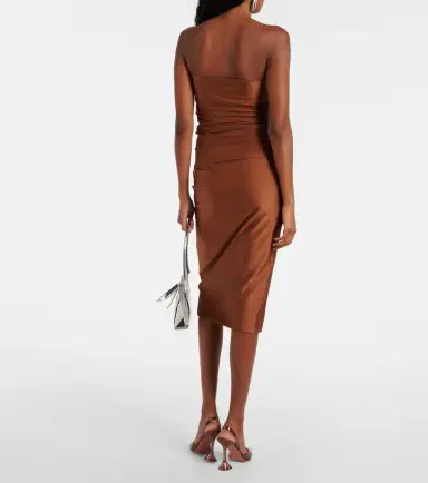 Sportmax Bilma strapless jersey midi dress | Thumbnail 5