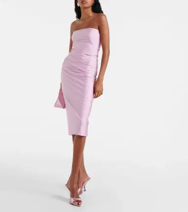 Sportmax Strapless jersey midi dress | Thumbnail 4