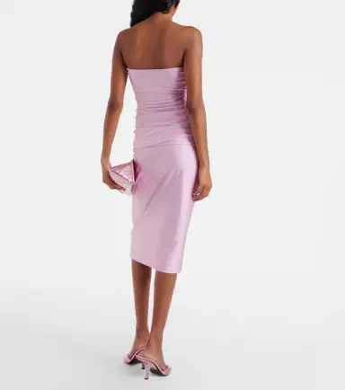 Sportmax Strapless jersey midi dress | Thumbnail 5