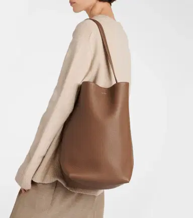 The Row Park Large leather tote bag | Thumbnail 6