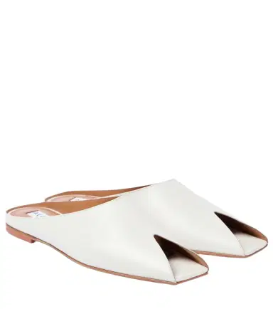 Alaïa Alaïa Leather peep-toe mules | Thumbnail 1