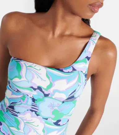 Melissa Odabash Bodrum one-shoulder floral swimsuit | Thumbnail 2