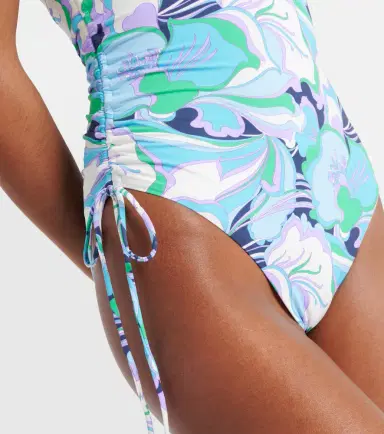Melissa Odabash Bodrum one-shoulder floral swimsuit | Thumbnail 3
