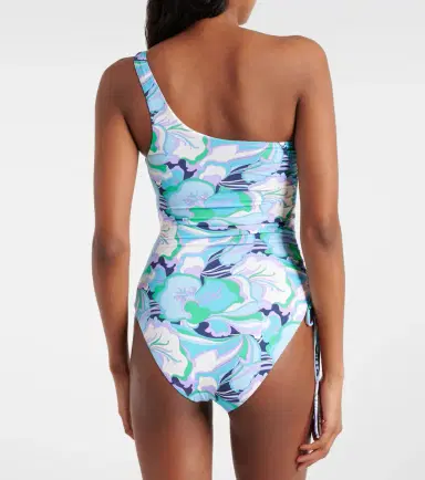Melissa Odabash Bodrum one-shoulder floral swimsuit | Thumbnail 5