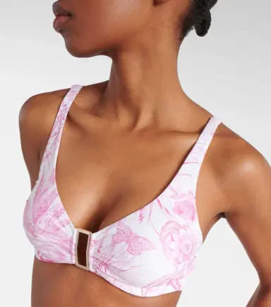 Melissa Odabash Bel Air printed bikini top | Thumbnail 4