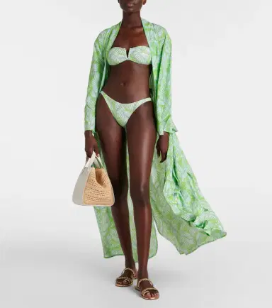 Melissa Odabash Alba printed bandeau bikini top | Thumbnail 2