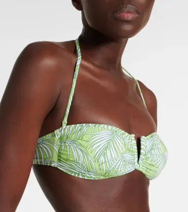 Melissa Odabash Alba printed bandeau bikini top | Thumbnail 3