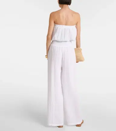 Melissa Odabash Naomi strapless cotton jumpsuit | Thumbnail 5