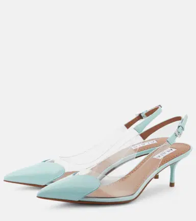 Alaïa Alaïa Le Caur patent leather and PU slingback pumps | Thumbnail 2 Alaïa Alaïa Le Caur patent leather and PU slingback pumps | Thumbnail 2