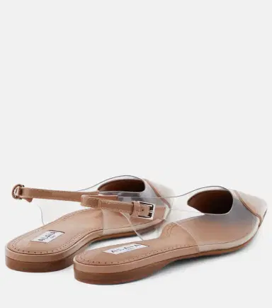 Alaïa Alaïa Le Caur patent leather and PU slingback flats | Thumbnail 3 Alaïa Alaïa Le Caur patent leather and PU slingback flats | Thumbnail 3