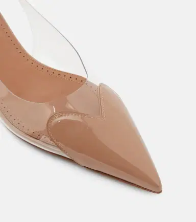 Alaïa Alaïa Le Caur patent leather and PU slingback flats | Thumbnail 4 Alaïa Alaïa Le Caur patent leather and PU slingback flats | Thumbnail 4