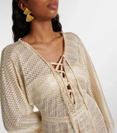 Melissa Odabash Nina crochet kaftan | Thumbnail 4