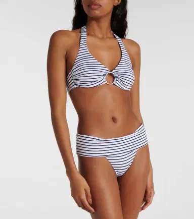 Melissa Odabash Brussels striped bikini top | Thumbnail 4
