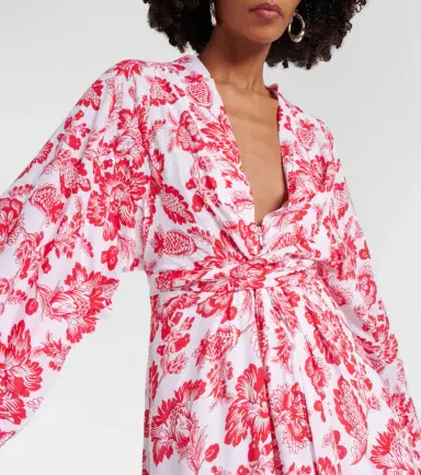 Melissa Odabash Wisdom floral wrap dress | Thumbnail 2
