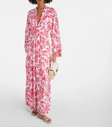 Melissa Odabash Wisdom floral wrap dress | Thumbnail 4