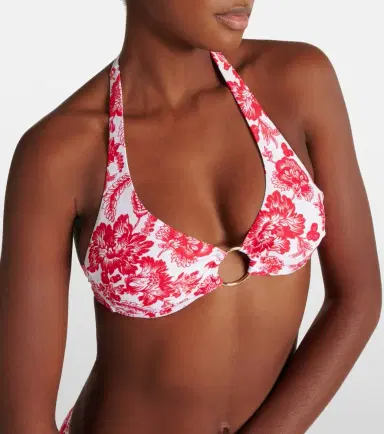 Melissa Odabash Brussels floral bikini top | Thumbnail 3