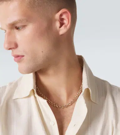 Spinelli Kilcollin Serpens 18kt gold and sterling silver necklace | Thumbnail 6