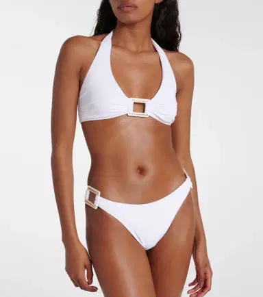 Melissa Odabash Paris ring-detail halterneck bikini top | Thumbnail 4