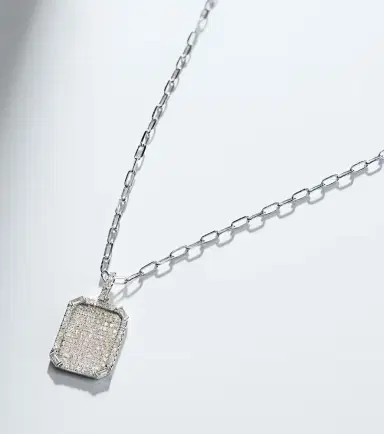 SHAY JEWELRY 18kt white gold pendant necklace with diamonds | Thumbnail 3 SHAY JEWELRY 18kt white gold pendant necklace with diamonds | Thumbnail 3