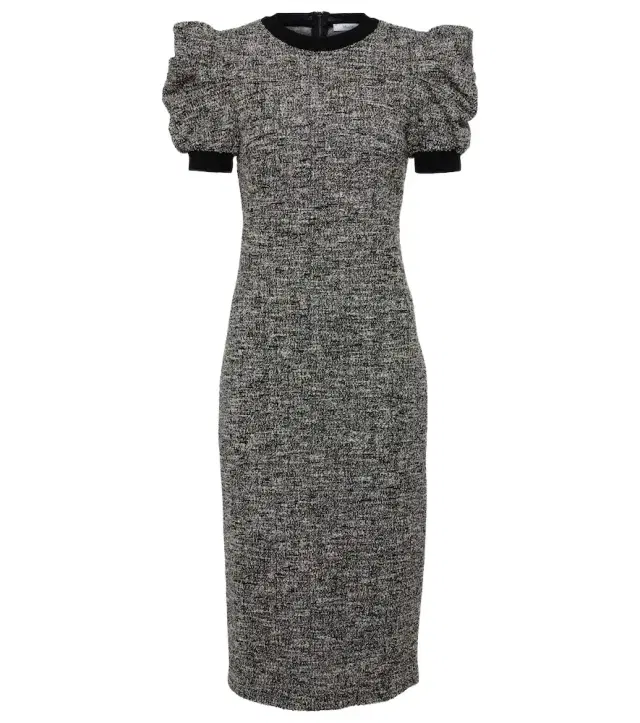 Max Mara Ieti cotton-blend midi dress
