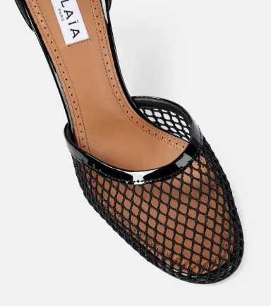 Alaïa Alaïa Leather-trimmed mesh pumps | Thumbnail 4