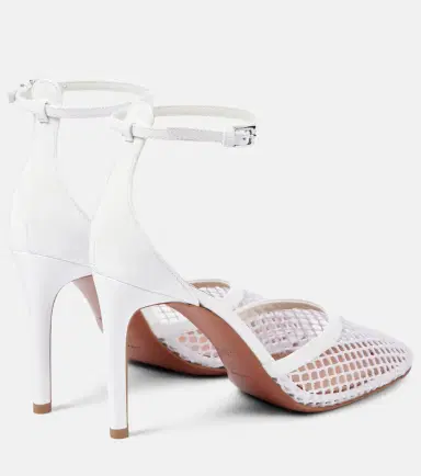 Alaïa Alaïa Leather-trimmed mesh pumps | Thumbnail 2