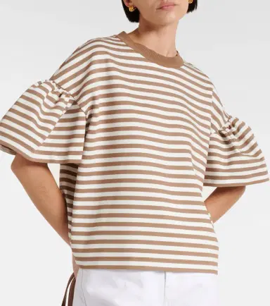 Max Mara Peirak striped jersey T-shirt | Thumbnail 4