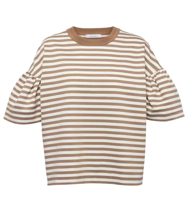 Max Mara Peirak striped jersey T-shirt