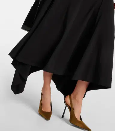 Max Mara Gerla off-shoulder jersey maxi dress | Thumbnail 6