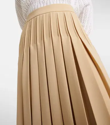 Max Mara Luisa pleated midi skirt | Thumbnail 2