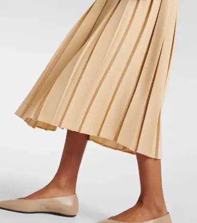 Max Mara Luisa pleated midi skirt | Thumbnail 5