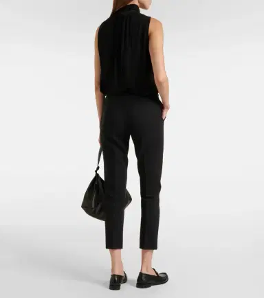 Max Mara Cropped jersey slim pants | Thumbnail 2