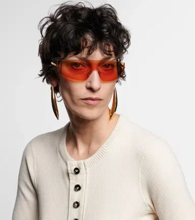 Bottega Veneta Futuristic shield sunglasses | Thumbnail 2 Bottega Veneta Futuristic shield sunglasses | Thumbnail 2