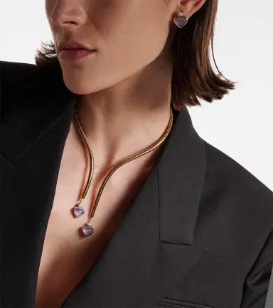 Marina B Trisolina 18kt gold necklace with chalcedony and diamonds | Thumbnail 2 Marina B Trisolina 18kt gold necklace with chalcedony and diamonds | Thumbnail 2