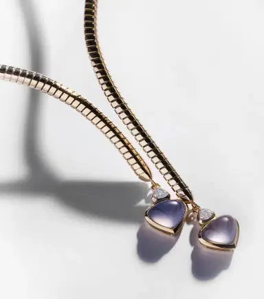 Marina B Trisolina 18kt gold necklace with chalcedony and diamonds | Thumbnail 5 Marina B Trisolina 18kt gold necklace with chalcedony and diamonds | Thumbnail 5