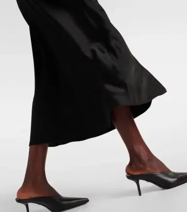Max Mara Editore satin midi skirt | Thumbnail 2