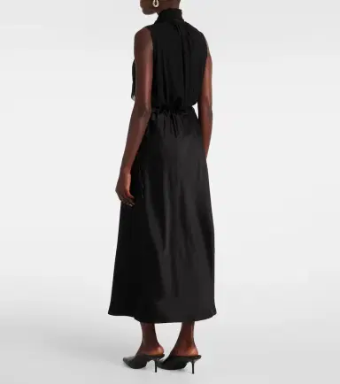 Max Mara Editore satin midi skirt | Thumbnail 3